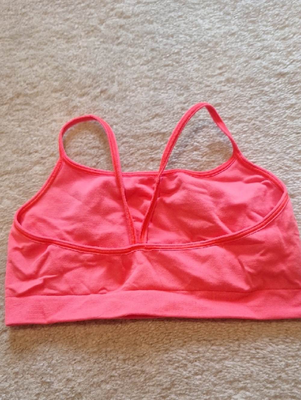 Lightweight Pink Seamless Sports Bralette - Picture 2 of 4